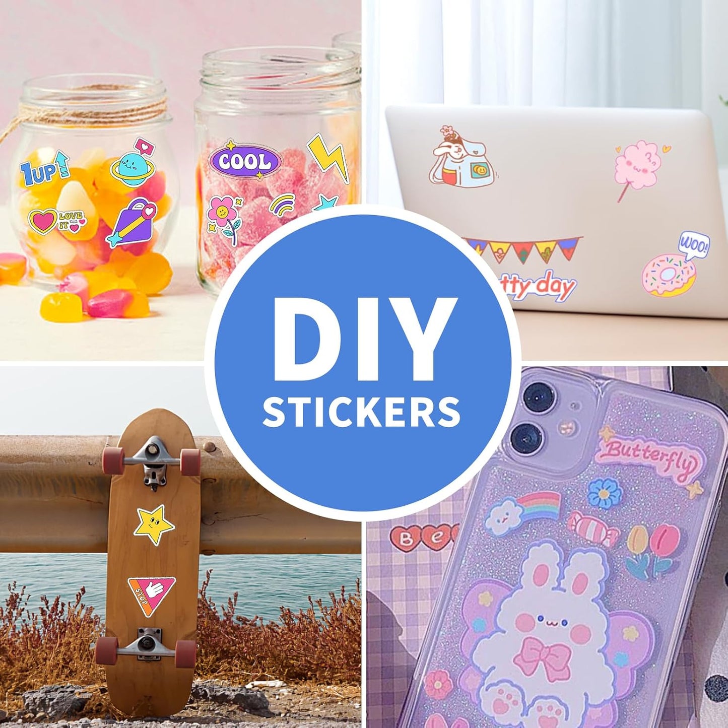 1" x2-5/8 Shipping Address Labels, Blank Mailing Labels, 30-UP White Self-Adhesive Name Tag Stickers for Inkjet and Laser Printer [200 Sheet 6000 Labels]