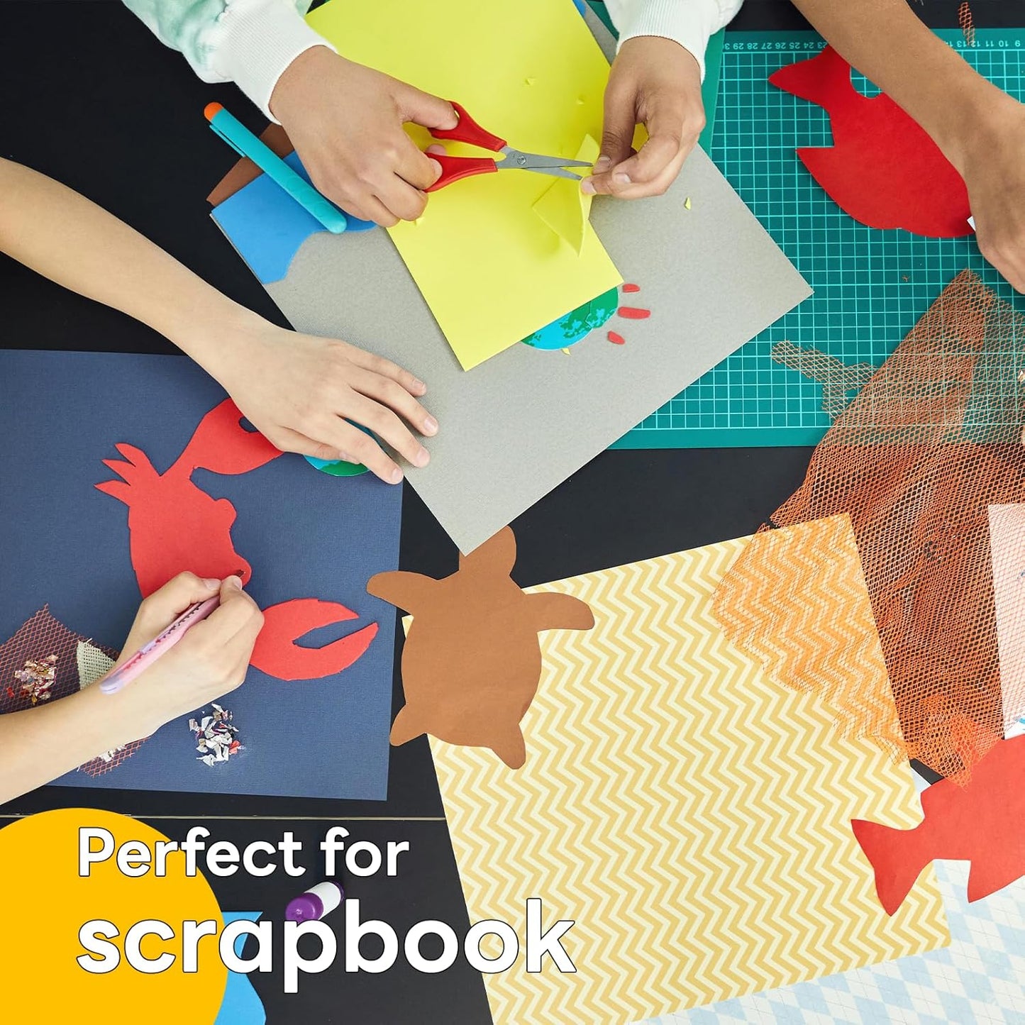 Colored Cardstock 8.5 x 11 Assorted, 100 Sheets Goefun 25 Colors Colored Copy Paper, 80lb Construction Paper Color Paper for Crafts & Scrapbooking