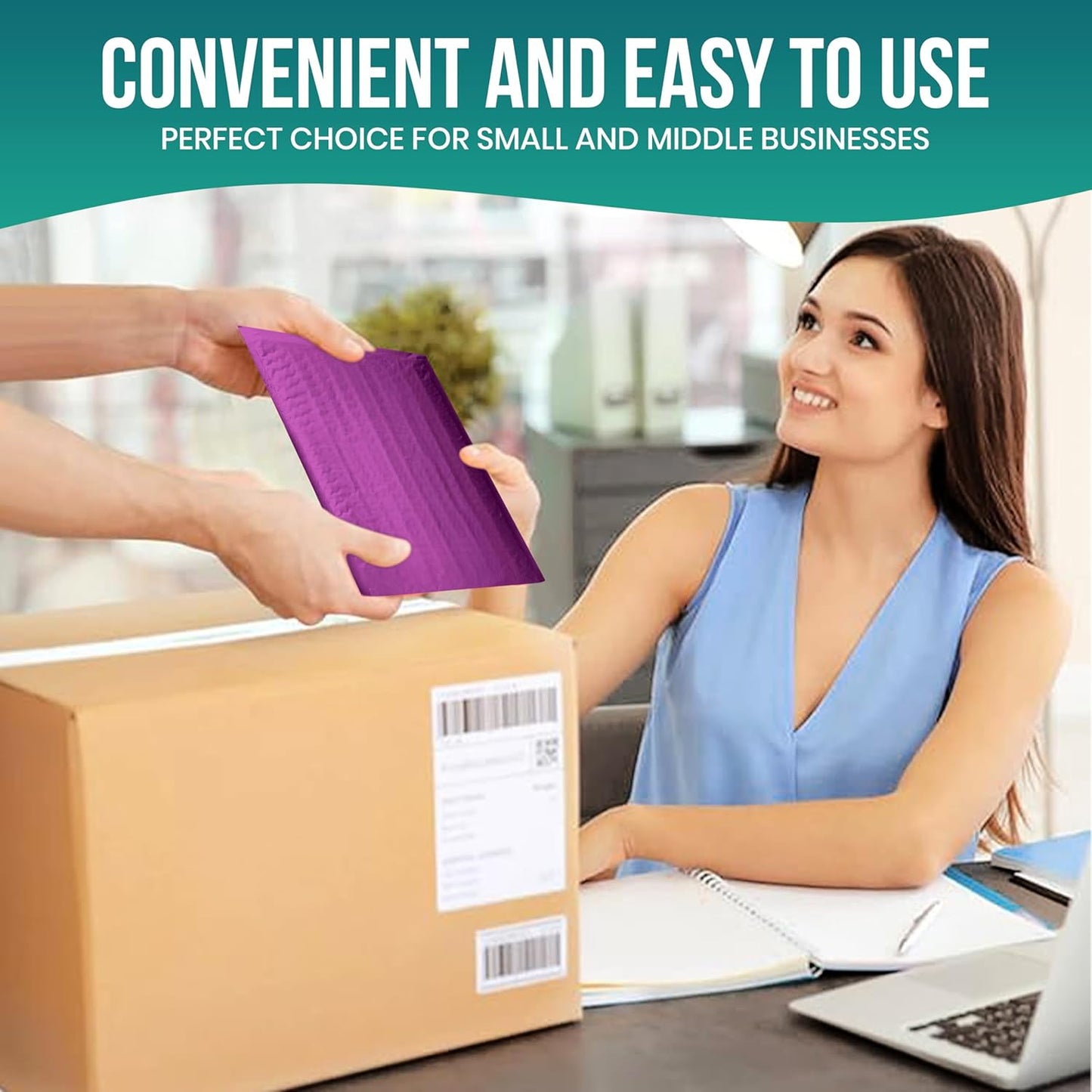 Levex - #2 8.5" x 12" [10 Pack] Purple Poly Bubble Mailers, Padded Envelope Mailers, Packing Envelope & Mailing Bags for Shipping