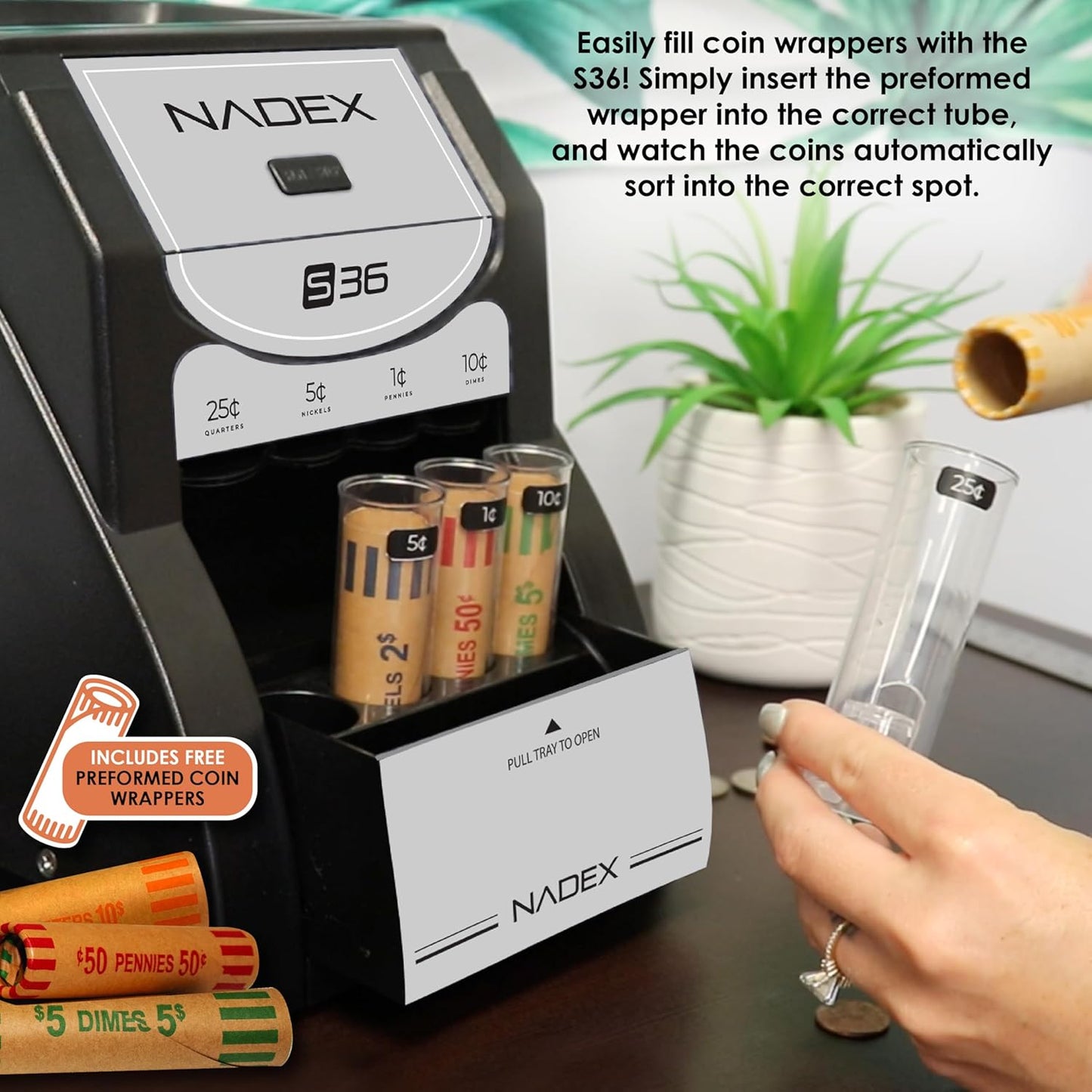 Nadex 36SE Coin Sorter