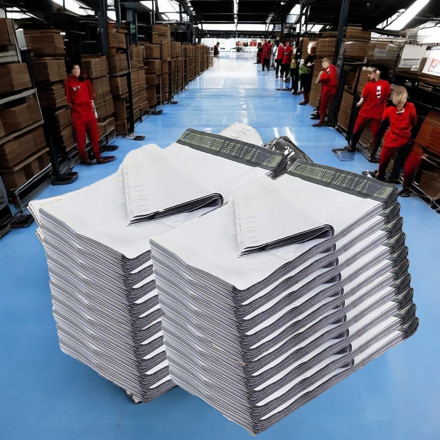 iMBAPrice 2000 - 6X9 Premium Matte Finish White Poly Mailers Envelopes Bags (iMBA-1PM-2000)