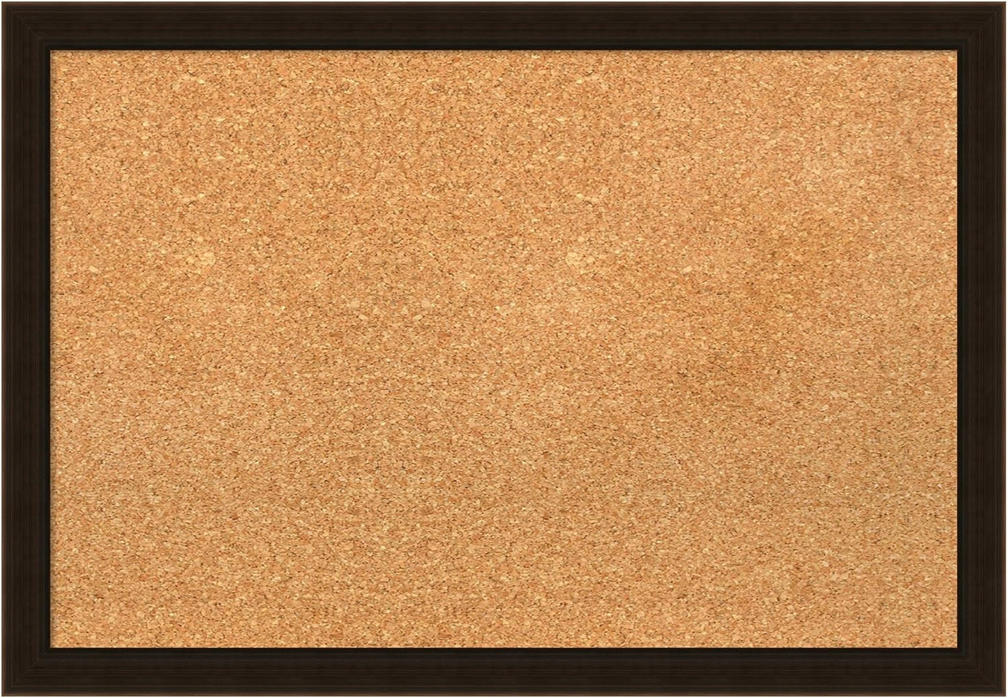 Amanti Art Natural Cork Board for Wall, 18x26 Vision Board with Brown Wood Frame, Medium Corkboard Office Decor for Home Organization, Rustic Farmhouse Corkboard Pinboard to display items for home