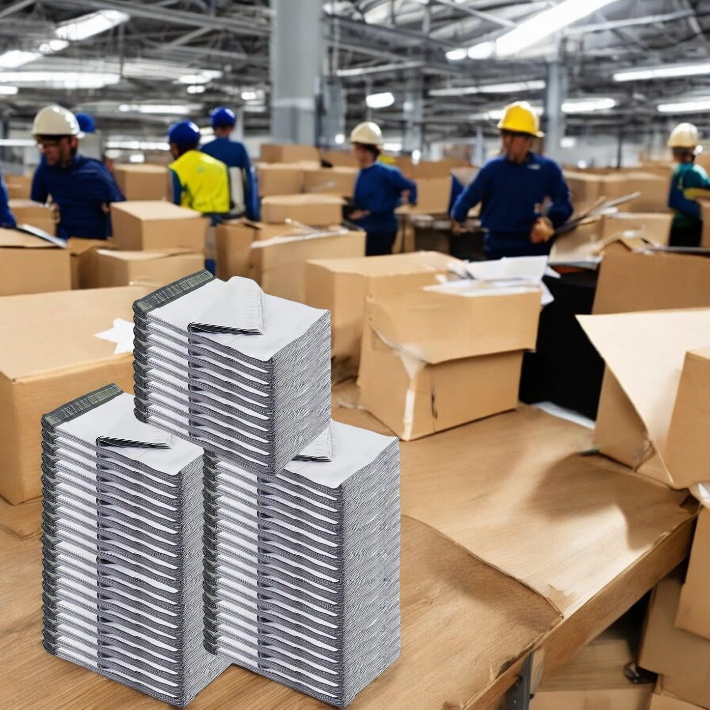 iMBAPrice 5000-Pack Poly Mailers 9x12 Inch Mid Size #3 White Color Poly Mailing Envelopes Bags, Self Seal Adhesive Waterproof and Tear Proof (Total 5000 Bags) in Bulk