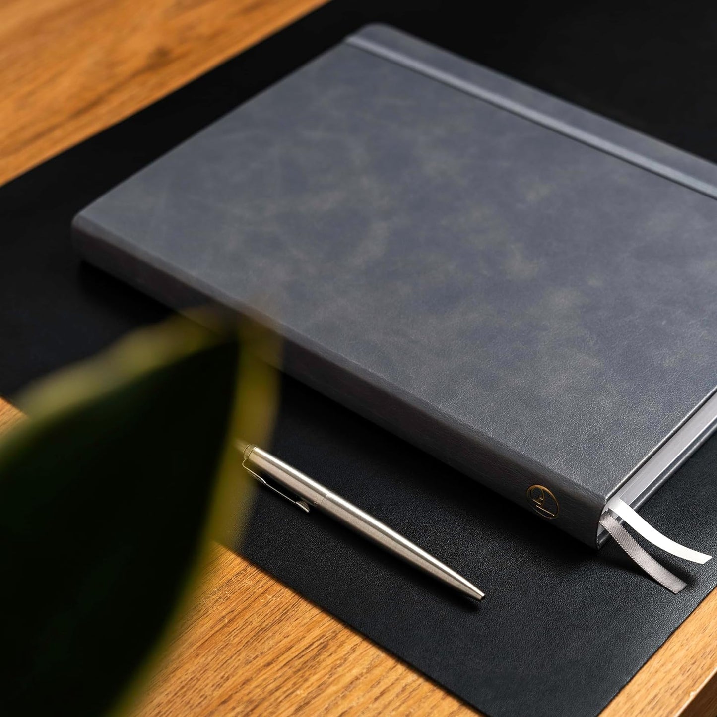 A4 Hardback Notebook, Vegan Leather Journal Lined, 310 Pages, 100GSM Thick Paper, Lay flat Notebook for Women, Men, Writing, Office, Work, Study, College Ruled Notebook with Pocket,