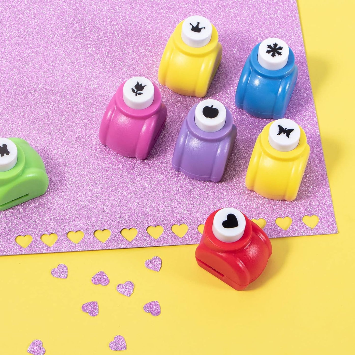 Craft Punch and Creative Scissors, 16pcs Decorative Edge Set, Perfect for Scrapbooking, Crafts, School Work, DIY Photos Album