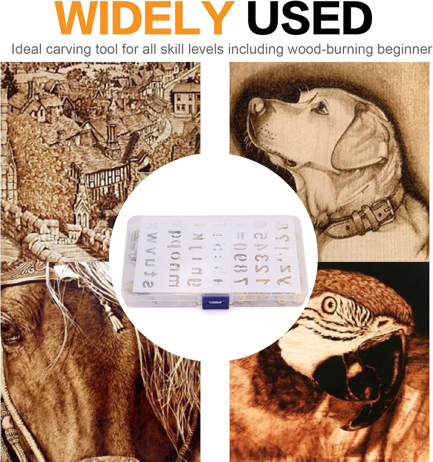 82 PCS Wood Burning Accessories for Pyrography Pen Wood Embossing Carving DIY Crafts