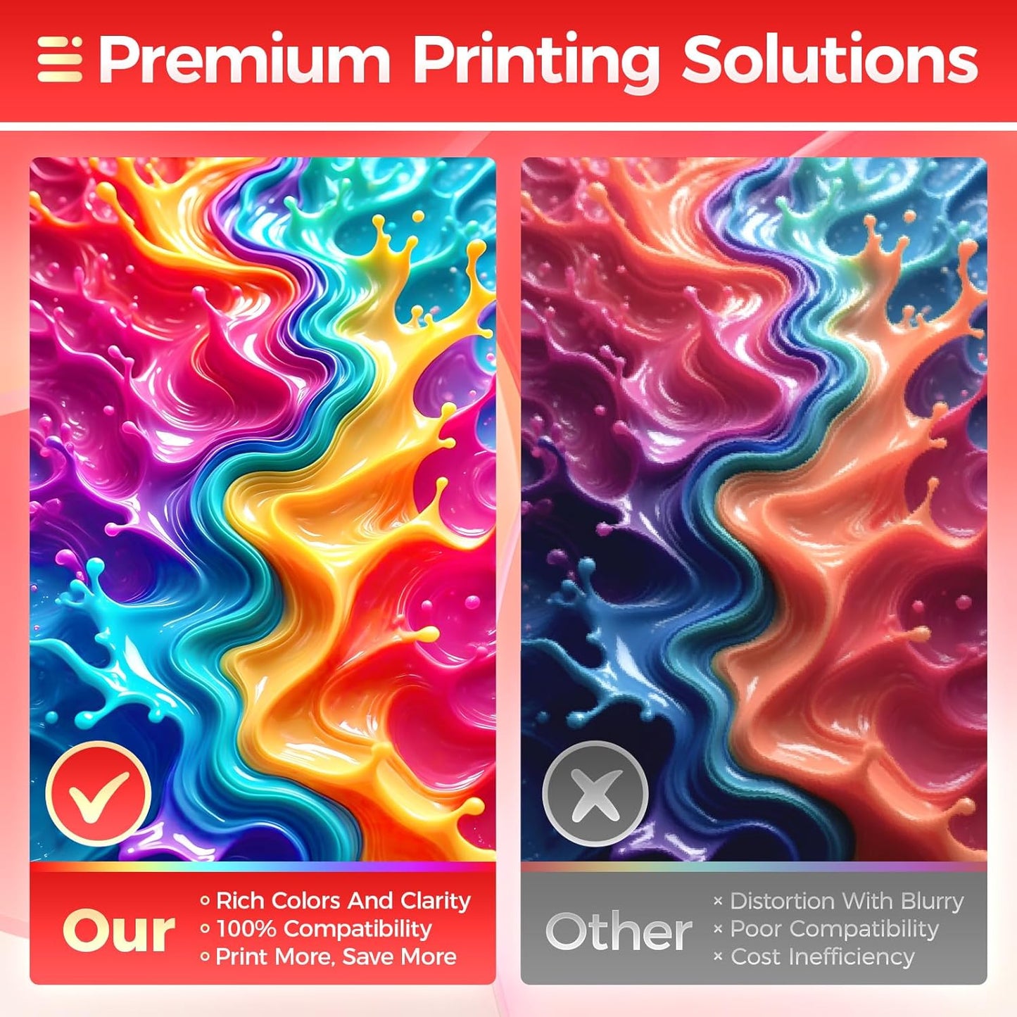 PFI-030 Pigment Ink Tank Kit 5-Pack 55ml High Capacity Replacement for Canon PFI-030 PFI030 Ink Cartridges Compatible for Canon imagePROGRAF TA-20 TA-30 TM-240 TM-340 Printer Black Cyan Yellow Magenta