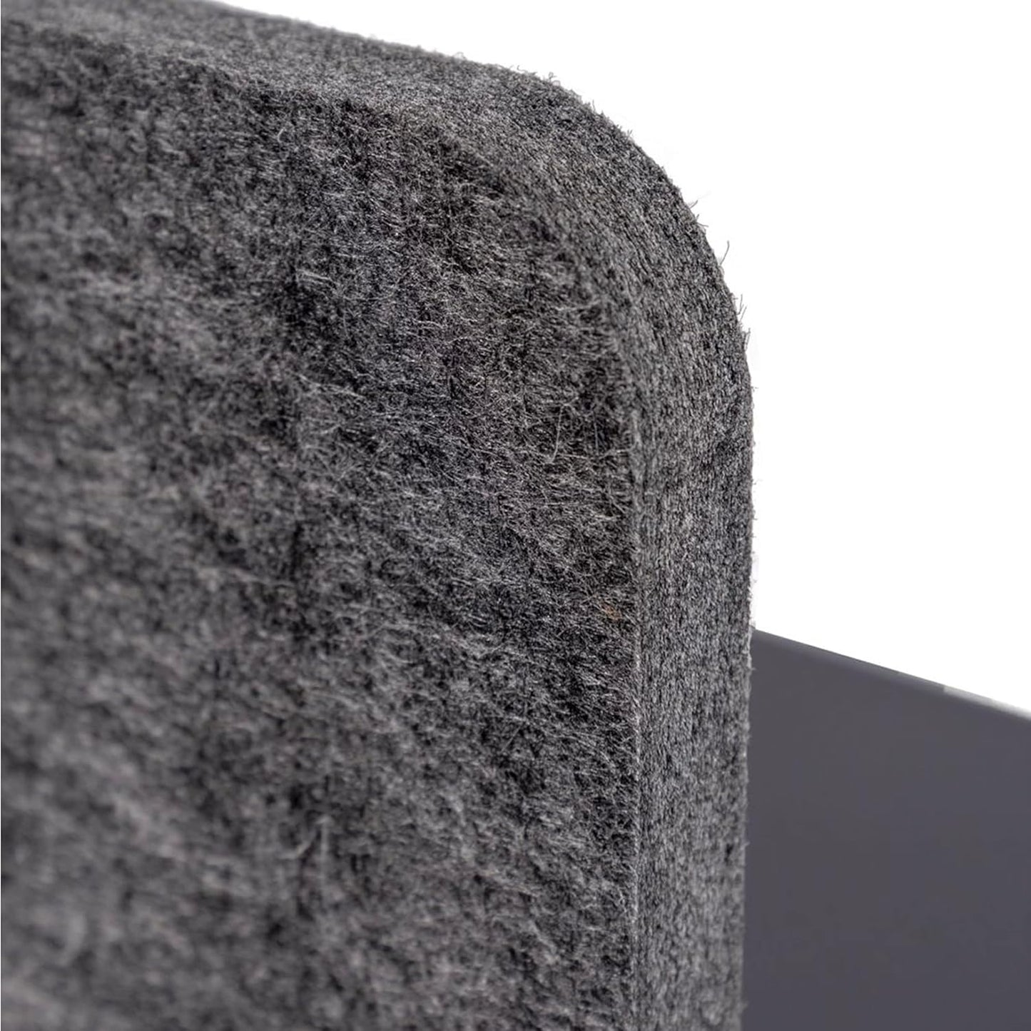 ReFocus™ Raw Clamp-On Acoustic Desk Divider – Reduce Noise and Visual Distractions with This Lightweight Desk Mounted Privacy Panel (Anthracite Gray, 47.25" x 16", 23.6" x 16", & 23.6" x 16")