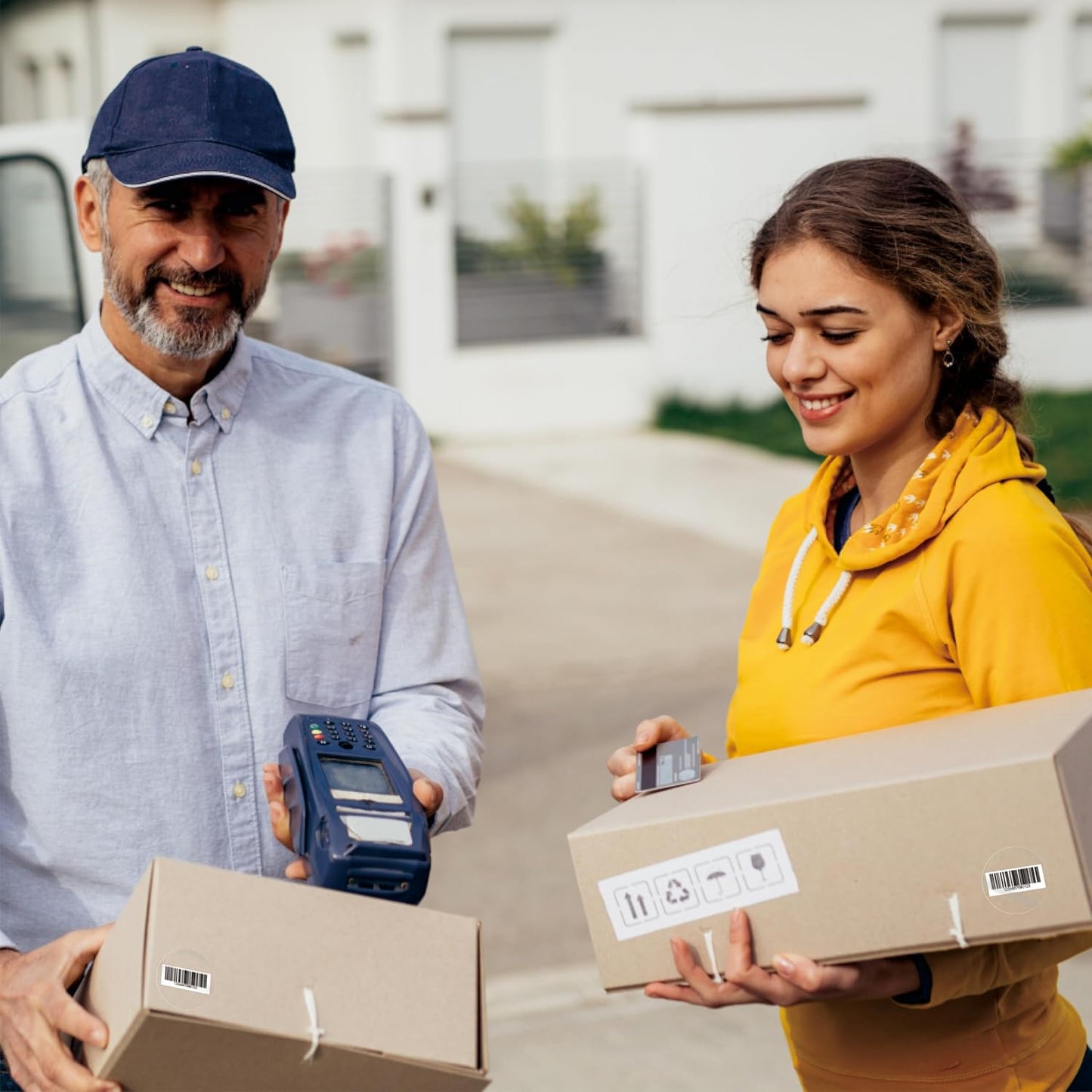 1000 PCS Round Clear Seal Stickers, Transparent Envelope Mail Wafer Seal Self Adhesive Package Circle Label Dots with Perforation Line for Envelopes, Boxes and Gift Packaging (1.5" in Diameter)