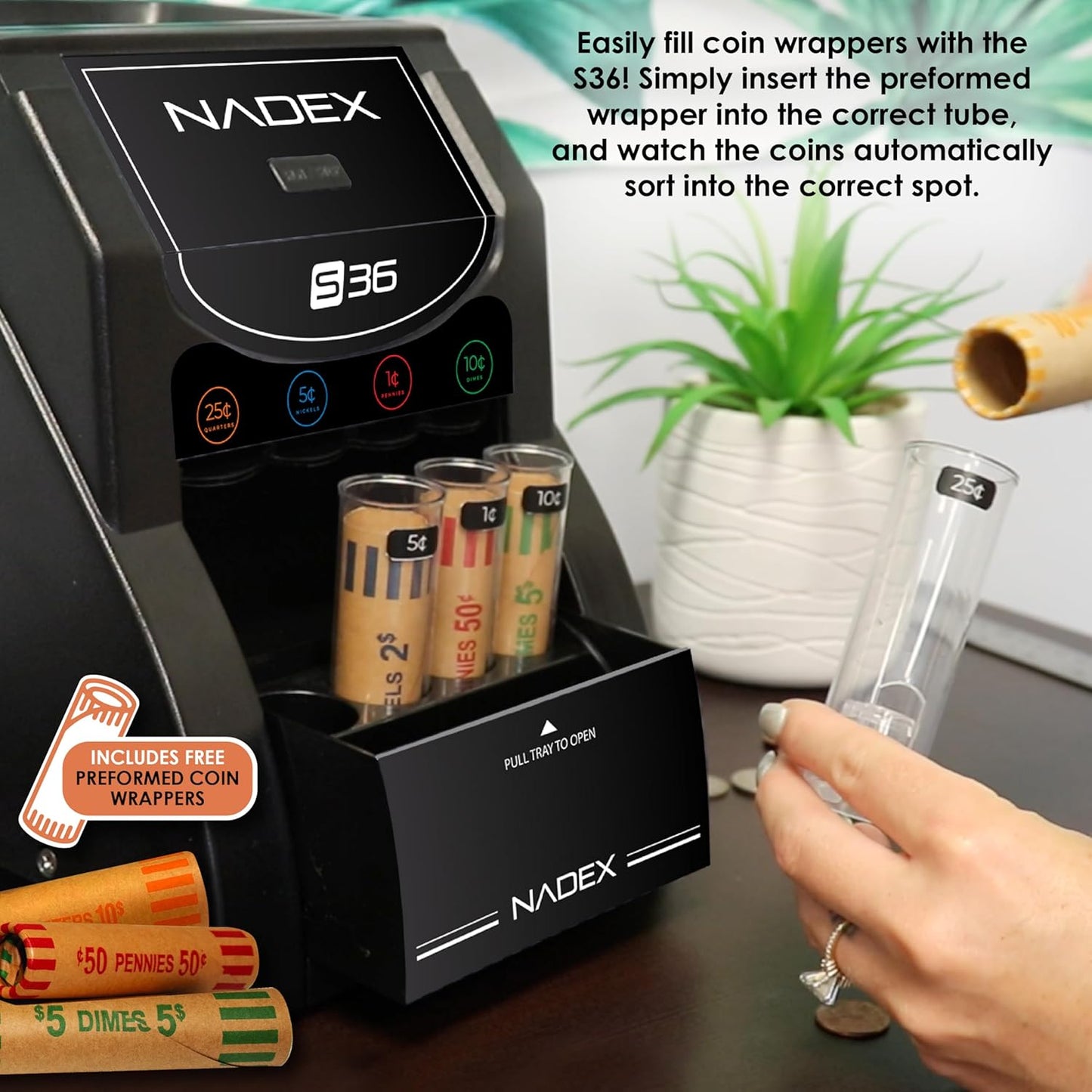 Nadex 36SR Coin Sorter