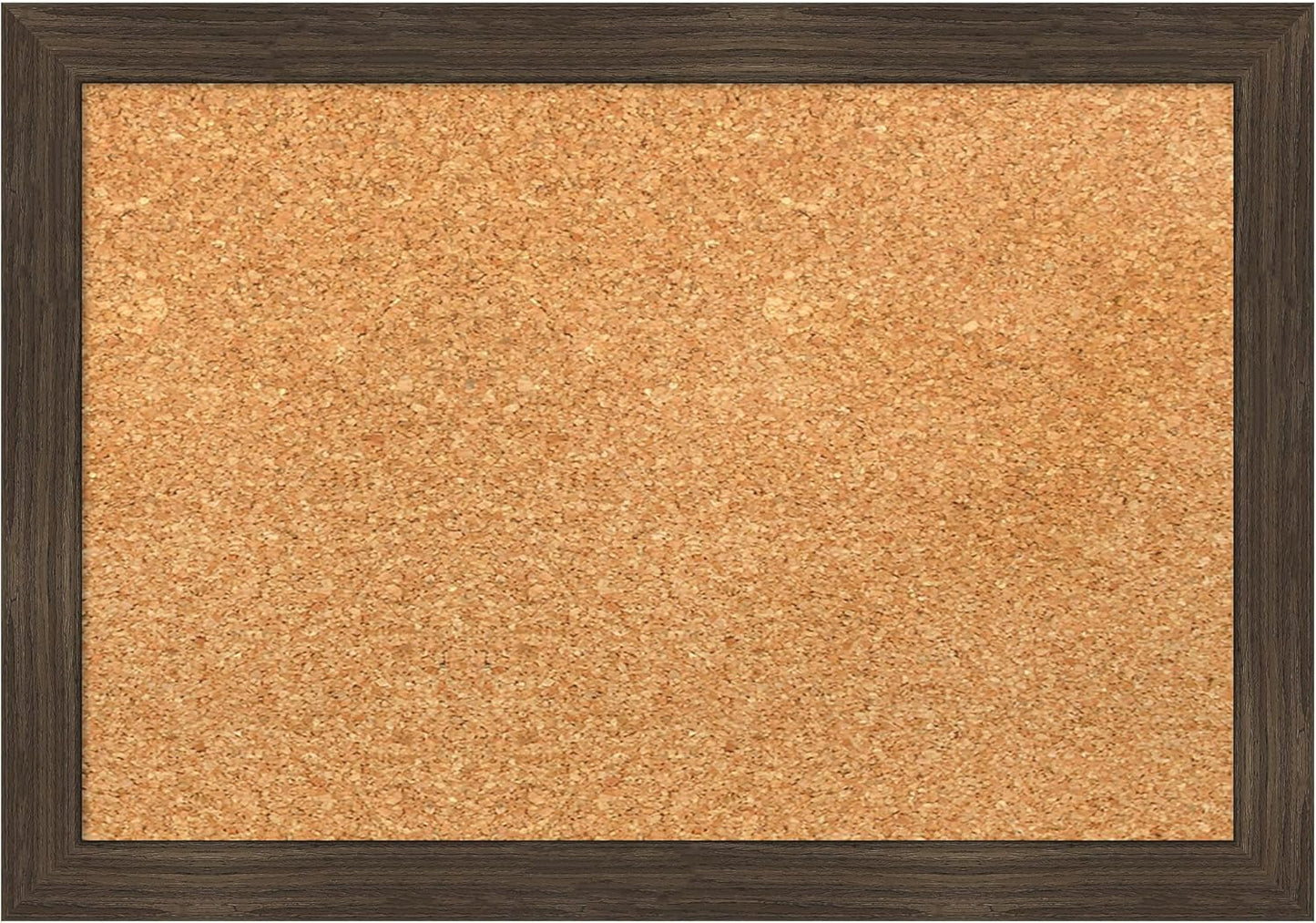 Amanti Art Natural Cork Board for Wall, 14x20 Vision Board with Brown Wood Frame, Small Corkboard Office Decor for Home Organization, Casual Corkboard Pinboard to Display Items for Home Organization