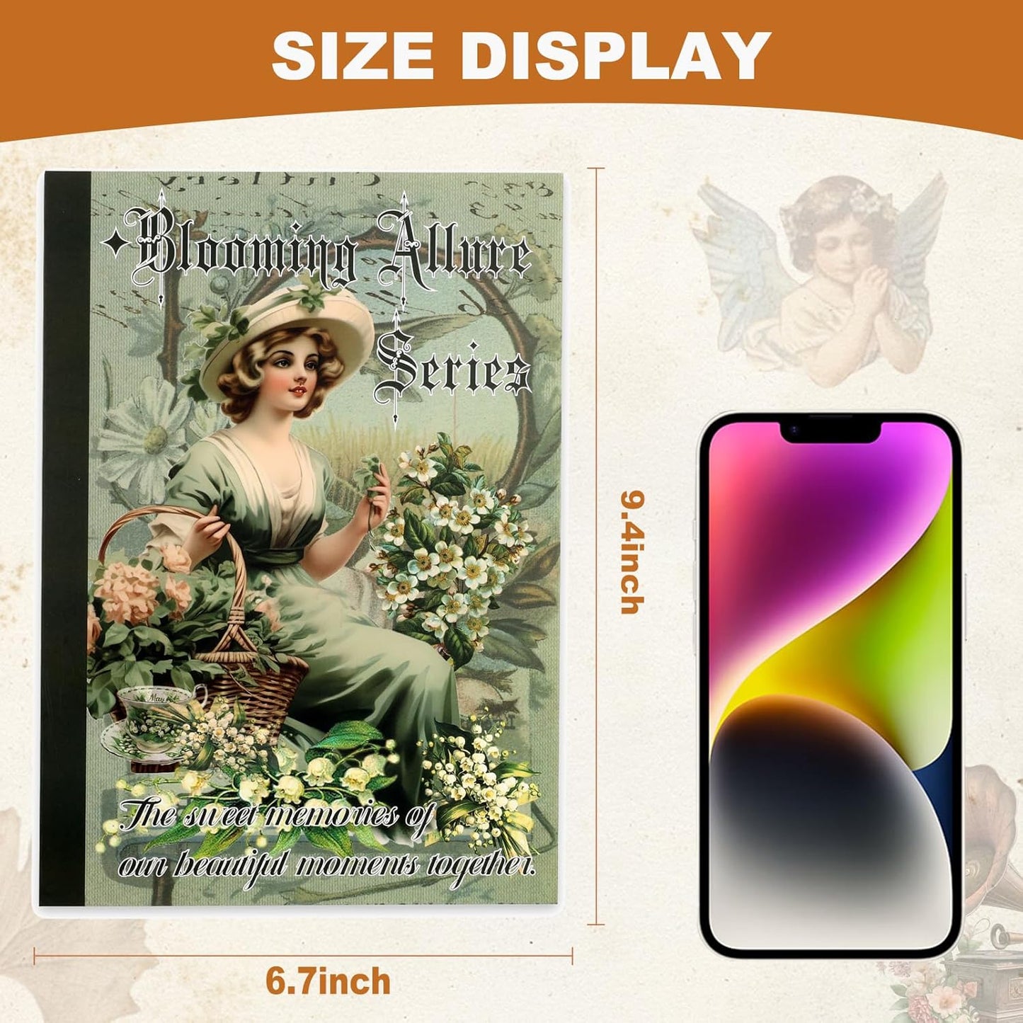 Vintage Scrapbook Stickers 24 Sheets 480 Precut People Stickers for Scrapbooking Washi Sticker for Journaling Vintage Junk Journal Supplies