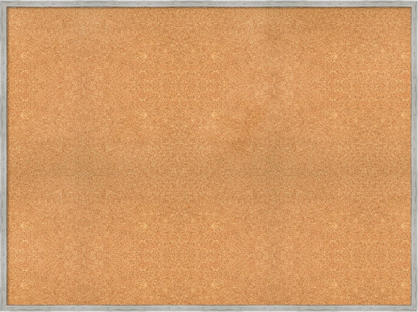 Amanti Art Natural Cork Board for Wall, 35x47 Vision Board with White Frame, Oversize Corkboard Office Decor for Home Organization, Cottage Corkboard Pinboard to Display Items for Home Organization