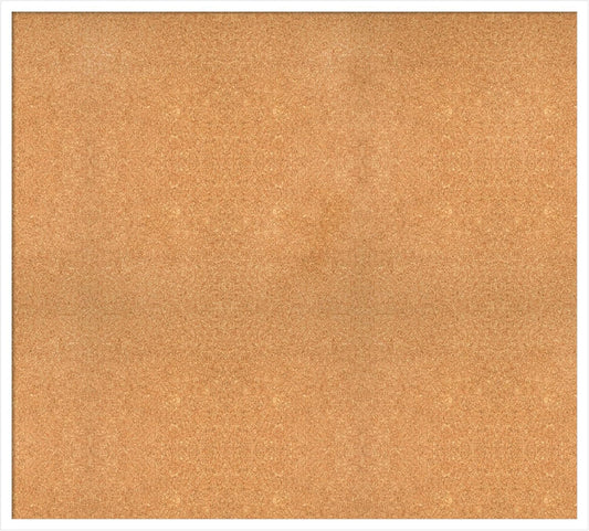 Amanti Art Natural Cork Board for Wall, 37x41 Vision Board with White Frame, Oversize Corkboard Office Decor for Home Organization, Modern Corkboard Pinboard to Display Items for Home Organization in