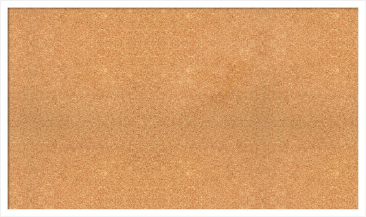 Amanti Art Natural Cork Board for Wall, 23x39 Vision Board with White Frame, Large Corkboard Office Decor for Home Organization, Modern Corkboard Pinboard to Display Items for Home Organization in