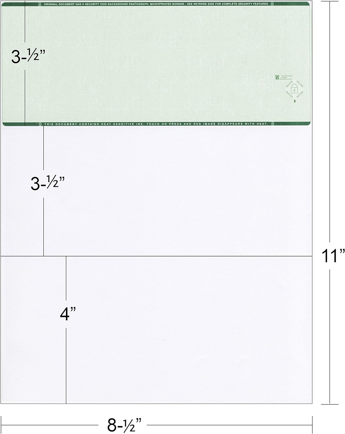 Computer Checks on Top - Custom Laser Business Checks Compatible with QB accounting software, Blue (250)