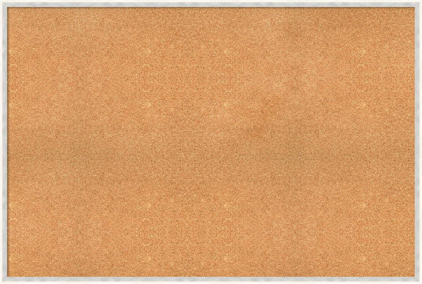 Amanti Art Natural Cork Board for Wall, 33x49 Vision Board with White Frame, Oversize Corkboard Office Decor for Home Organization, Modern Corkboard Pinboard to Display Items for Home Organization in