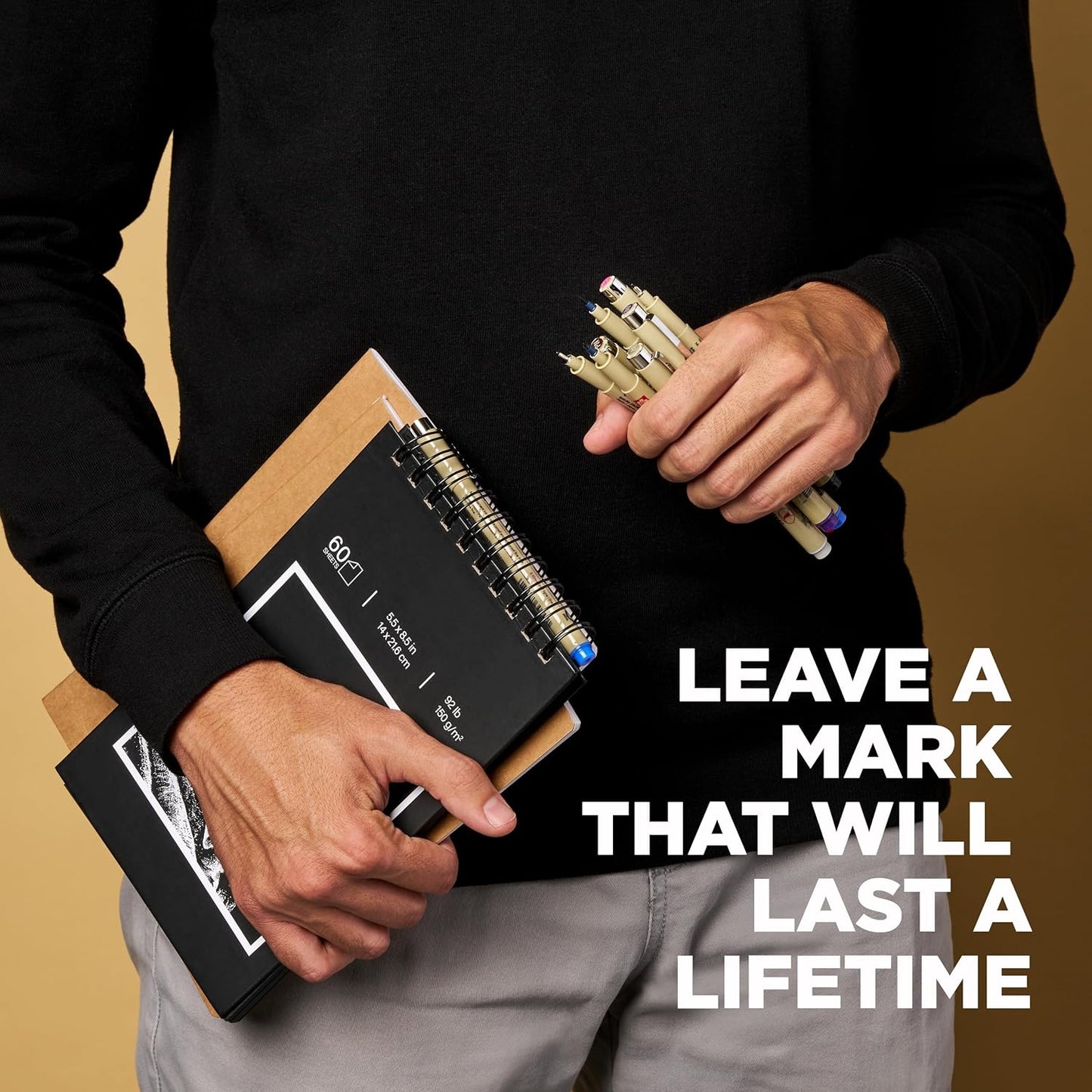 SAKURA Pigma Micron Fineliner Pens - Archival Black Ink Pens - for Writing or Drawing for Artists, Crafters & DIY Gifts Projects - Assorted Point Sizes - 8 Count