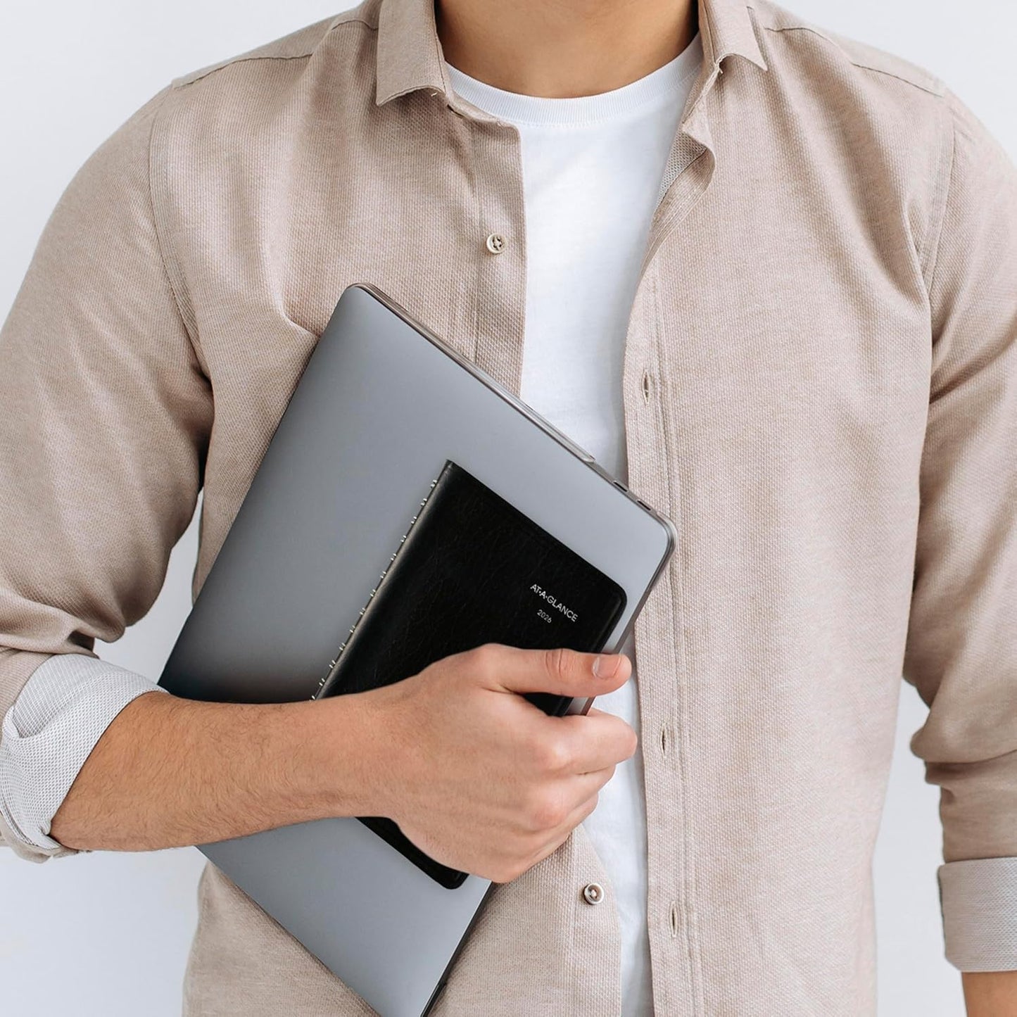 AT-A-GLANCE 2026 Planner, Daily, Open Scheduling, 5" x 8", Small, DayMinder, Black (SK460026)