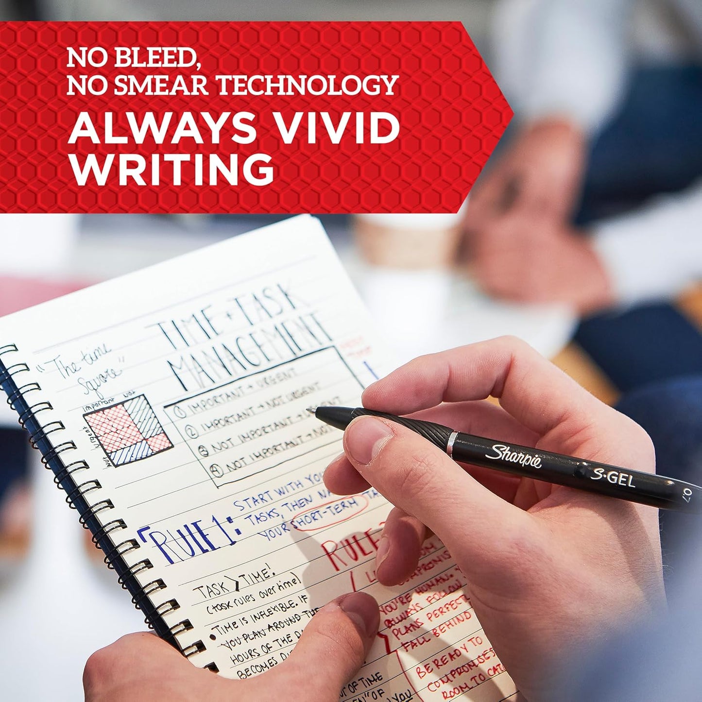 Sharpie S-Gel Pens, Medium Point (0.7mm), Assorted Ink Colors, 8 Count - Ideal for Writing, Journaling, Drawing, Coloring, Note-Taking, College Supplies