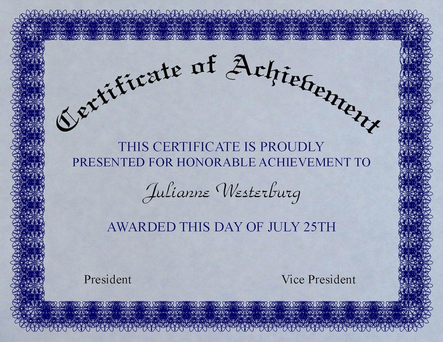 25 Blue Parchment 65lb Cover Weight Paper 8.5 X 11 Inches Cardstock Colored Sheets Letter Size -Printable Old Parchment Semblance