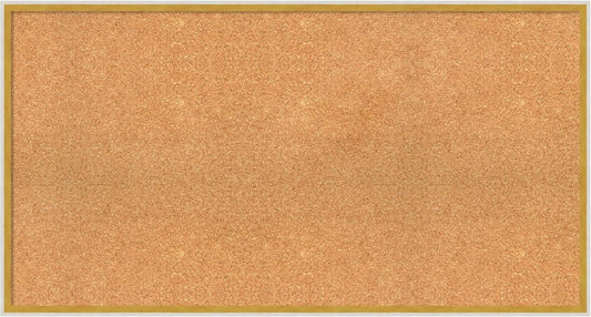 Amanti Art Natural Cork Board for Wall, 23x43 Vision Board with White Frame, Oversize Corkboard Office Decor for Home Organization, Modern Corkboard Pinboard to Display Items for Home Organization in