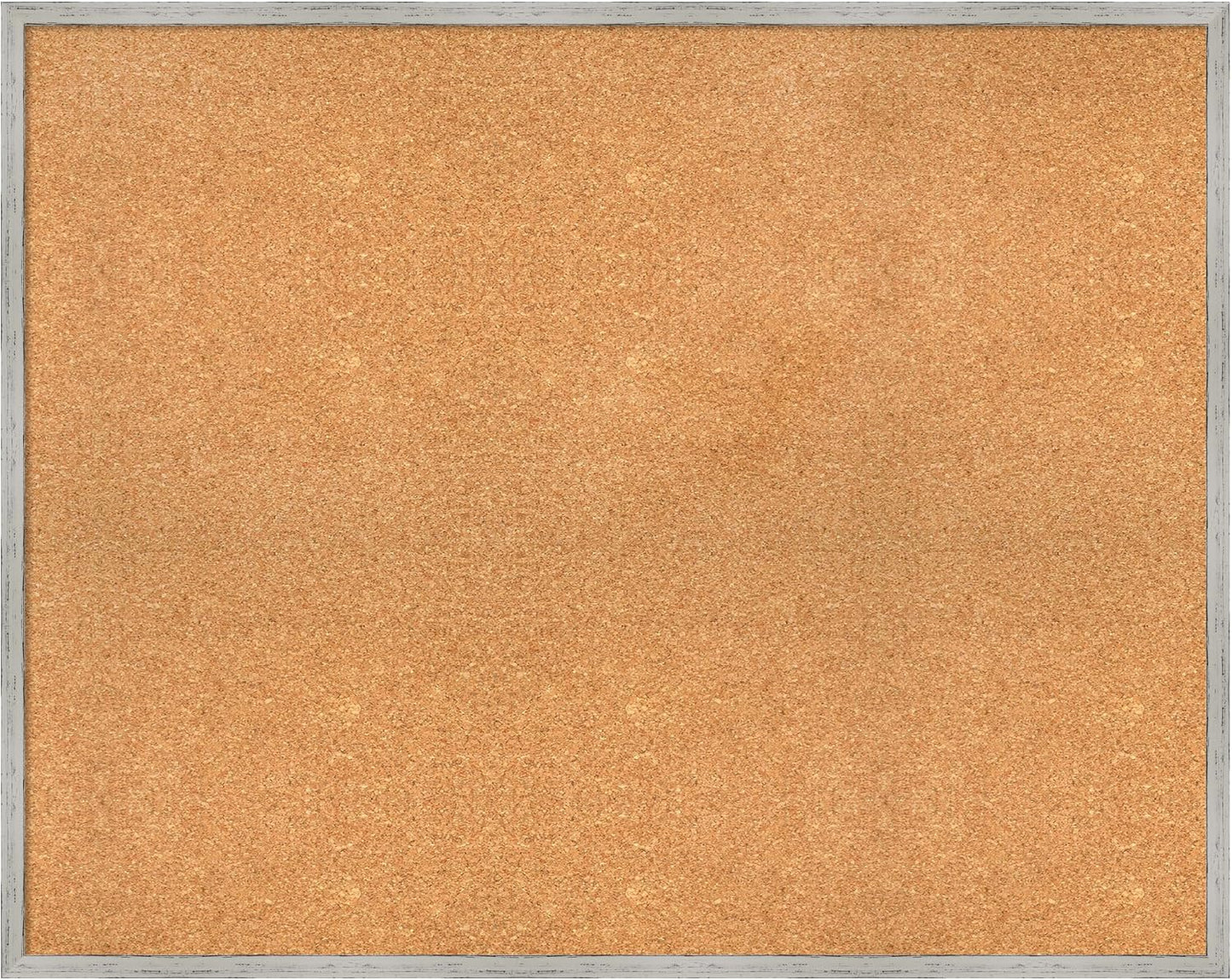 Amanti Art Natural Cork Board for Wall, 31x39 Vision Board with White Frame, X-Large Corkboard Office Decor for Home Organization, Cottage Corkboard Pinboard to Display Items for Home Organization in