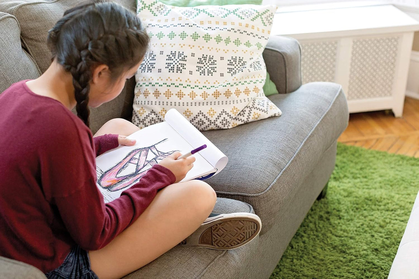 UCreate Art Paper Set of 4, White, 9" x 12", 4 Pads, Drawing, Sketch, Paint, Marker (Pack of 2)