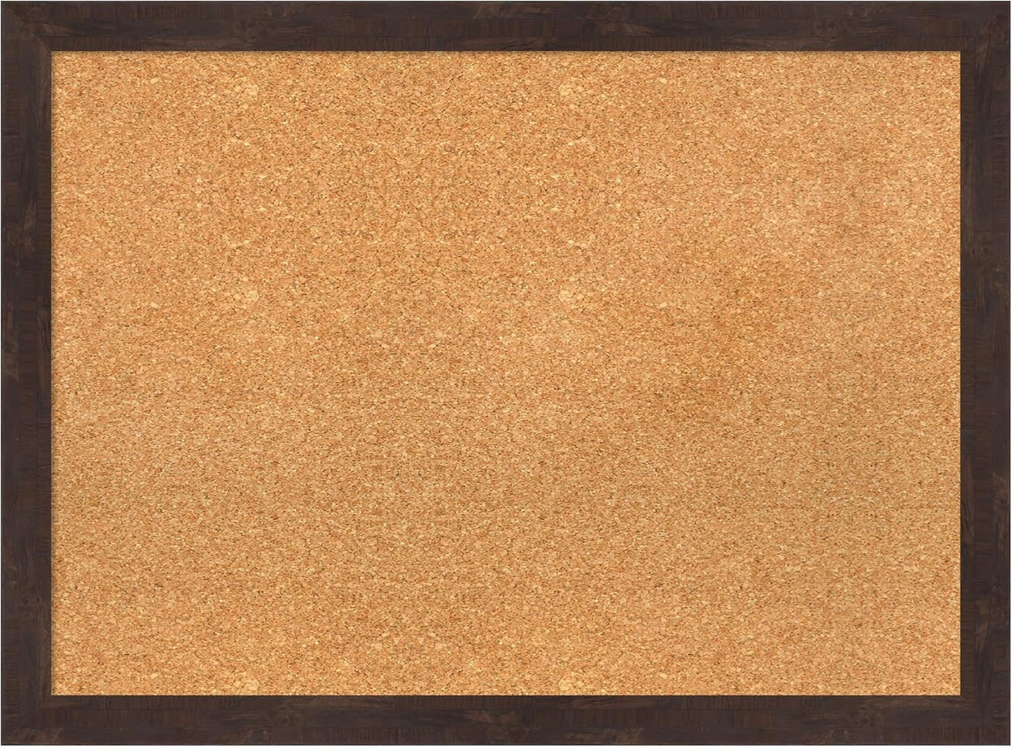 Amanti Art Natural Cork Board for Wall, 23x31 Vision Board with Brown Wood Frame, Medium Corkboard Office Decor for Home Organization, Rustic Farmhouse Corkboard Pinboard to display items for home