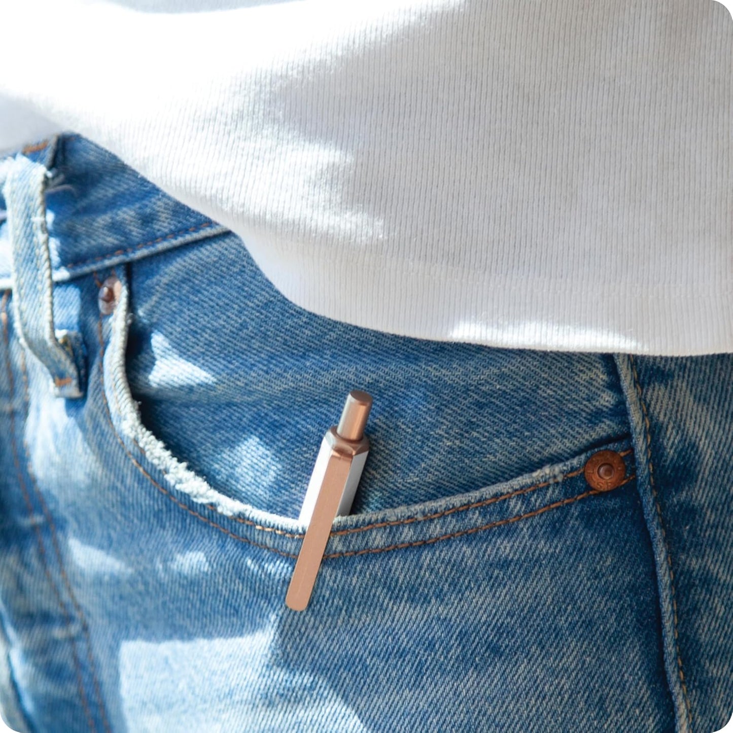 U Brands Cambria Mechanical Pencils, Set of 12, White and Black, Rose Gold Details, Medium (0.7 mm) Point, Lead and Eraser Refills