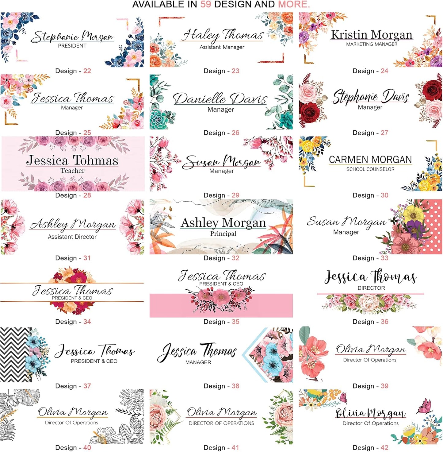 Office Decor for Women | Office Decor Women | Name Plates for desks | Office Decor | Desk Name Plate | Custom | Name tag | Office Decor | Personalized | Desk Name Plate Personalized | Name Sign