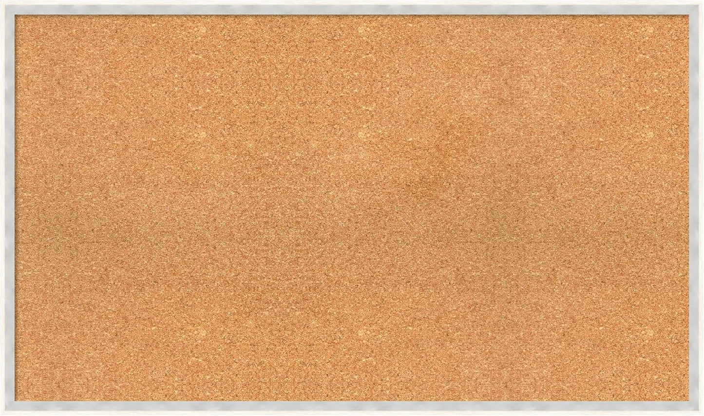 Amanti Art Natural Cork Board for Wall, 23x39 Vision Board with White Frame, Large Corkboard Office Decor for Home Organization, Modern Corkboard Pinboard to Display Items for Home Organization in