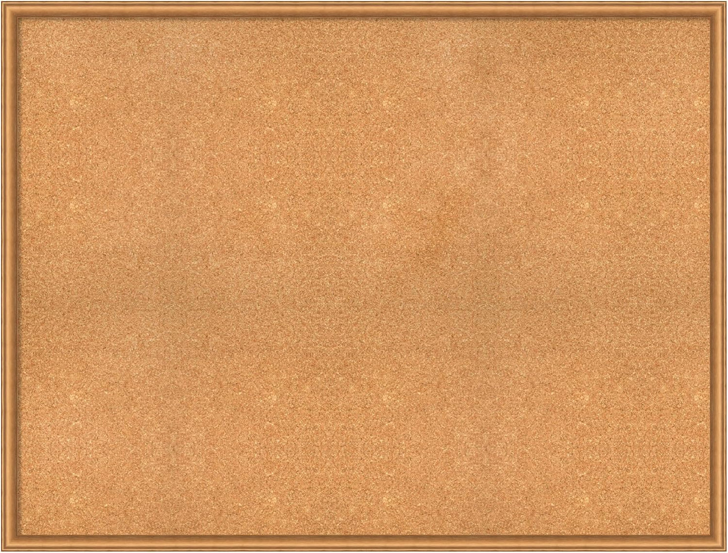 Amanti Art Natural Cork Board for Wall, 38x50 Vision Board with Bronze Frame, Oversize Corkboard Office Decor for Home Organization, Casual Corkboard Pinboard to Display Items for Home Organization