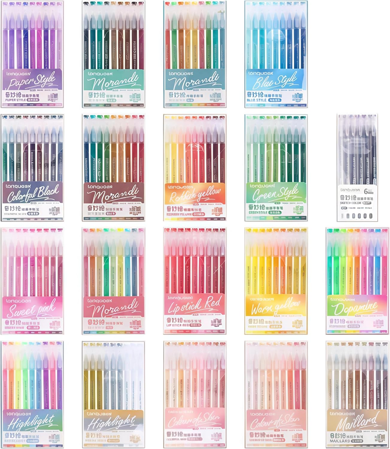 162 Colors Gel Pens for Adult Coloring Books, Colors Stackable Acrylic Pens for Journals, Drawing, Writing