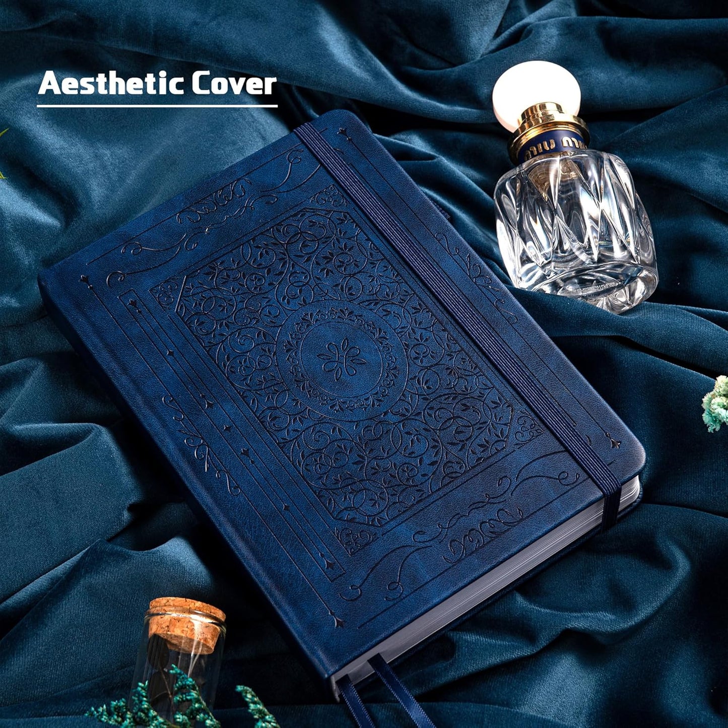 TIEFOSSI Bullet Dotted Journal Notebook, 160gsm 256 Numbered Thick Paper, A5 Hardcover Dotted Grid Diary for Women Men Work Writing, Bullet dot Journaling, Drawing, 5.8 x 8.3 in